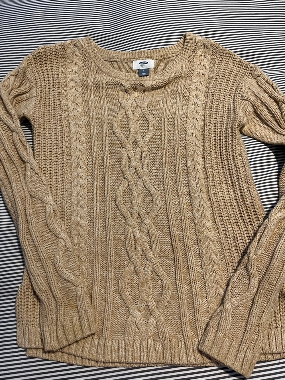 Old Navy sweater camel color